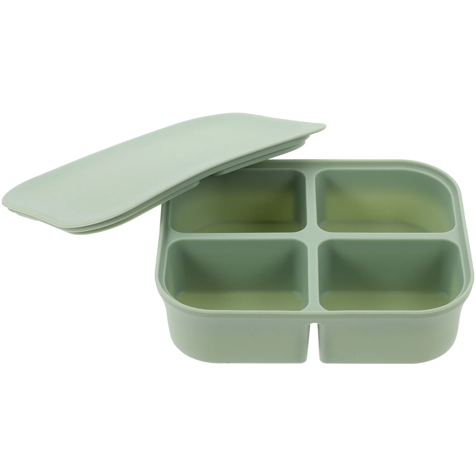 

Silicone Food Box Freezer Safe Baby Snack Containers Bento Lunch Prep Storage Boxes For Kids Adults Reusable Meal Container