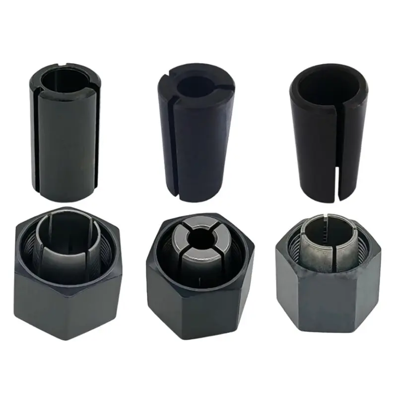 SEWS-Replacement Chuck And Nut Kit With Reducing Sleeves(6Pc) For Dewalt DW6214 And DW618 Planers