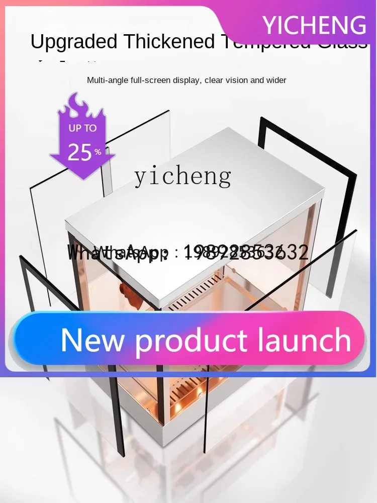 H24 Roast Duck Insulation Display Cabinet Desktop Constant Temperature Heating Cabinet Roasted Crispy Pork Insulation