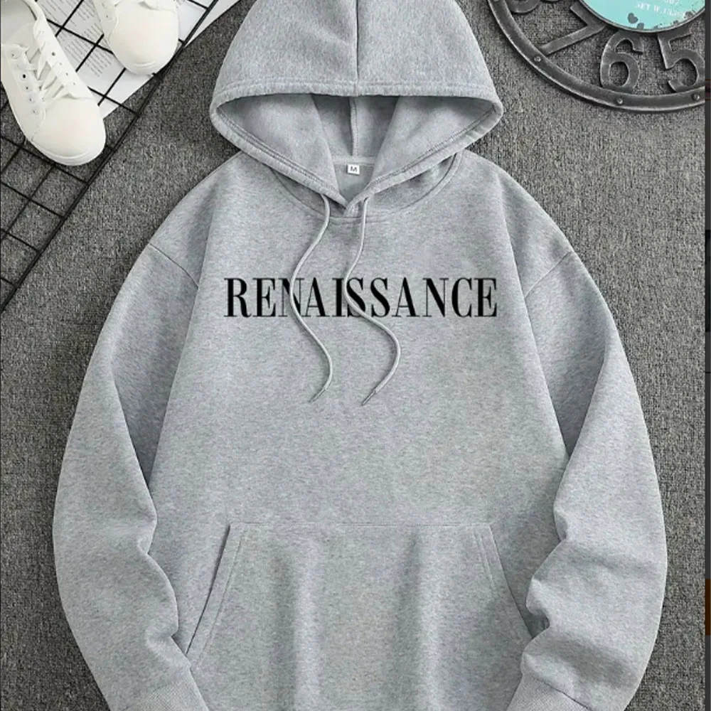 Modischer Herren-Kapuzenpullover für den Herbst und Winter, ein Must-Have mit englischen Buchstaben-Prints, vielseitig einsetzbar – Detail 6