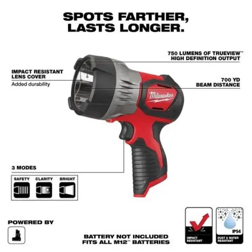 Milwaukee Tool 2353-20 M12 Spotlight 45242366606