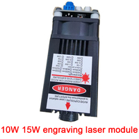 High-power laser 5W 10W 15W 450NM blue light module laser head engraving and cutting with micro laser engraving