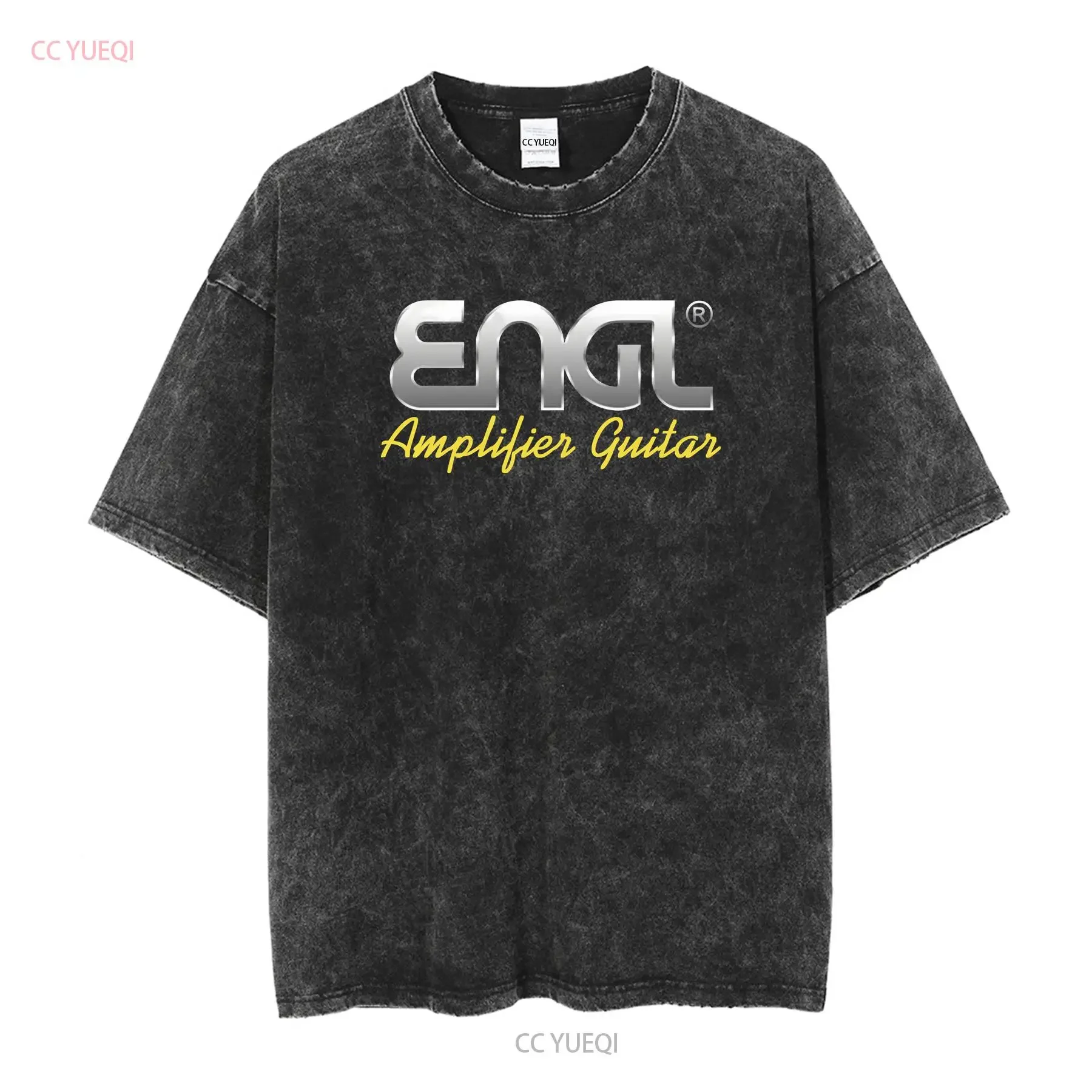 Engl Amplifier Guitar Logo Men's T Shirt Funny American Size S to 5XL vintage Washed Slightly fashion Casual graphic