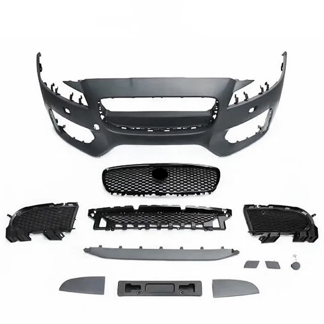 

Body Kit For Land Rover Jaguar XFL 2017-18 upgrade Front Rear Bumper Grill Mask Fog lamp grid Tail Throat Car Accessories