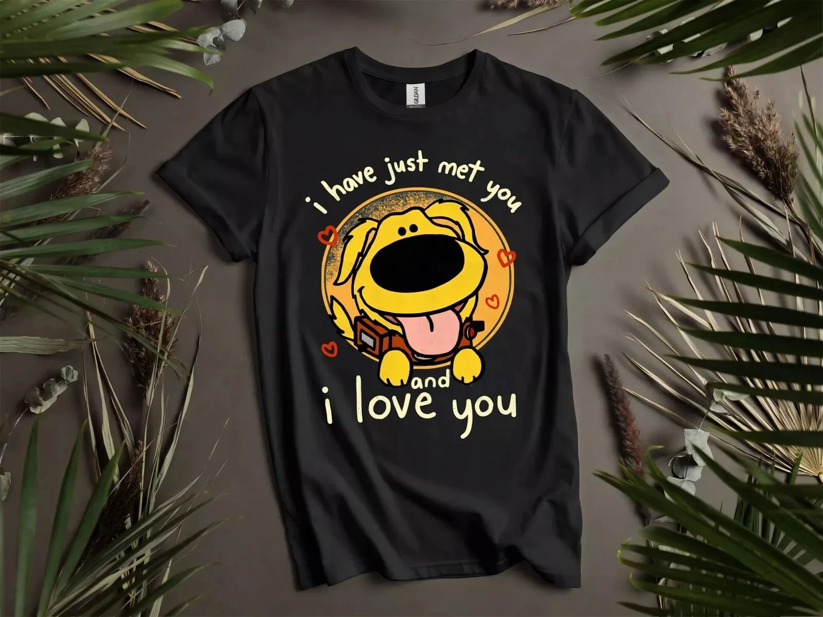 

Disney Pixar Up Cute Dug I Have Printed Short Sleeve T-shirt Men and Women Fashion Trend Oversized T Shirt Men Clothing