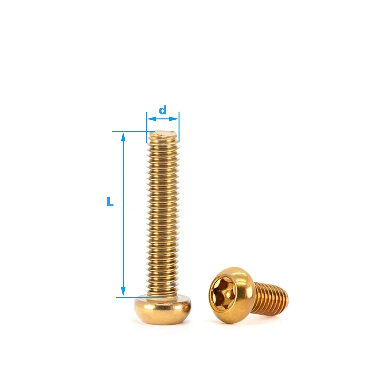 

Motorcycle Modification Screws/Decorative Screws / Internal Plum Blossom Column Anti-Theft Bolts / Titanium Bolts M5M6