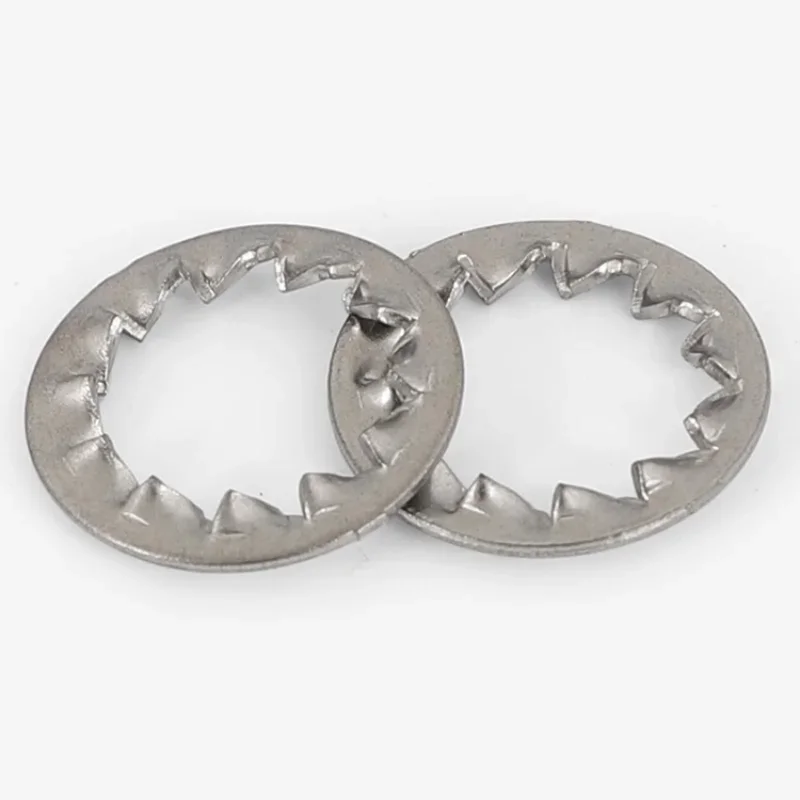 M3 m4 m5 m6 m8 m10 m12 m14 m16 a2-70 304 Edelstahl-Innen dichtung mit gezahnter Sicherungs scheibe