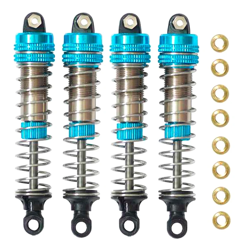 

4Pcs Metal Shock Absorbers Damper For XLF X03 X04 X-03 X-04 1/10 RC Car Monster Truck Upgrade Accessories Blue