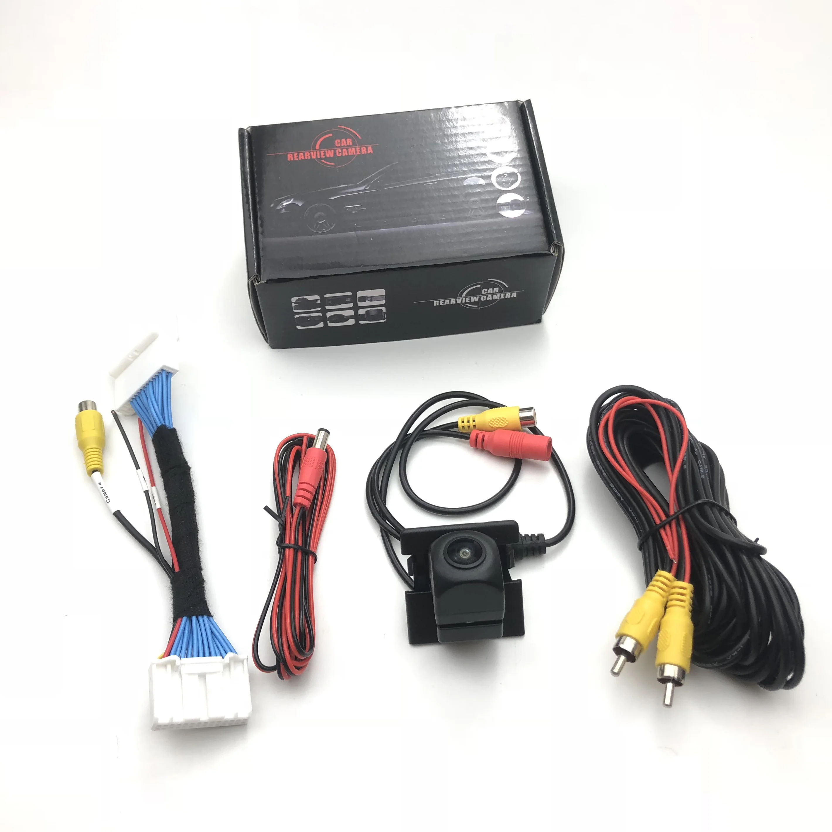VKAUTO Voor Mazda 2 Demio DJ Hatch 2015 ~ 2025 Fish Eye Achteruitrijcamera Werken Met oem Stereo Backup Achteruit Inparkeren Camera Adapter - afbeelding 1