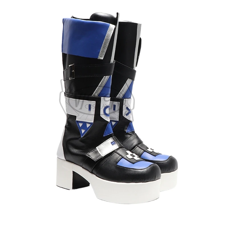 Honkai: Star Rai Cosplay Boots Game Silver Wolf Shoes Custom Made Shoes Unisex Role Play Boots