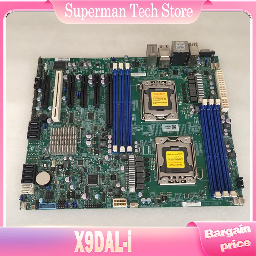 X9DAL-i Server Motherboard LGA1356 DDR3 Xeon Processor E5-2400 v2  82574L Dual Port GbE LAN For Supermicro