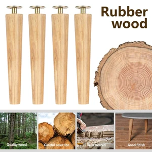 Massivholzmöbel -Kit, Kegel mit schlanken Füßen, Sofa Bett, Schrank, Tisch, Stuhlersatz, Bein, 8 cm, 15 cm, 20 cm Höhe 6 Hauptverkaufsofa Feet Madeira - №3