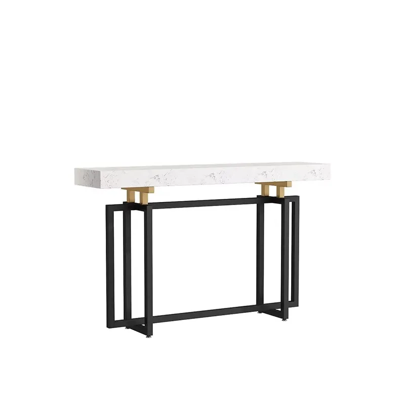 

&c FLuxury Marble Console Table for Entrance Lobby Villa-Durable Stable Modern Design