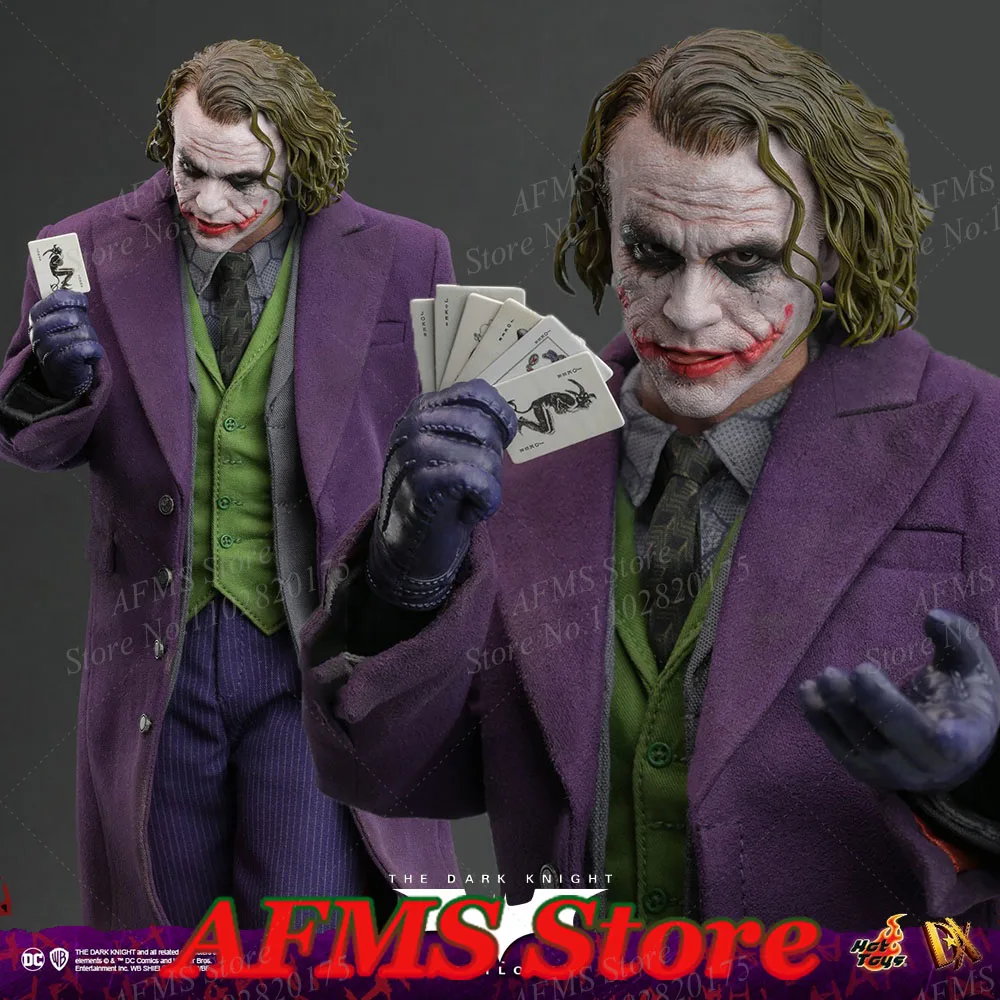 

HOTTOYS HT DX32 1/6 Scale Collectible Figure Clown Heath Ledger Batman The Dark Knight 12Inch Men Soldier Action Figure Model