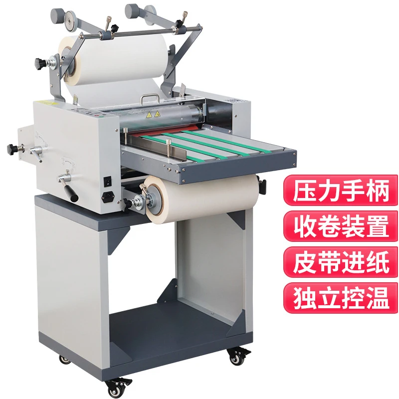 Anti-curl L389 A3 hot and cold form double-sided Shengshi sunshine peritoneal machine self-adhesive automatic laminating machine