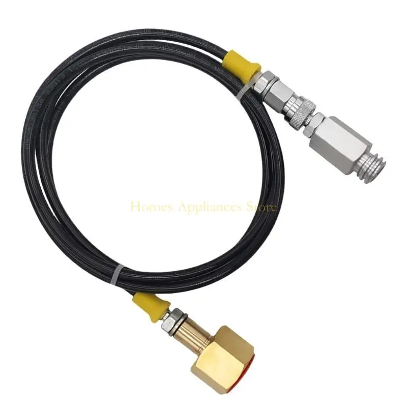 

D0AB Sodas Water Accessories Quick Connector Adapter to External CO2 Bottle Tanks Cylinder W21.8 CGA320 G3/4 CO2 Refill Adapter