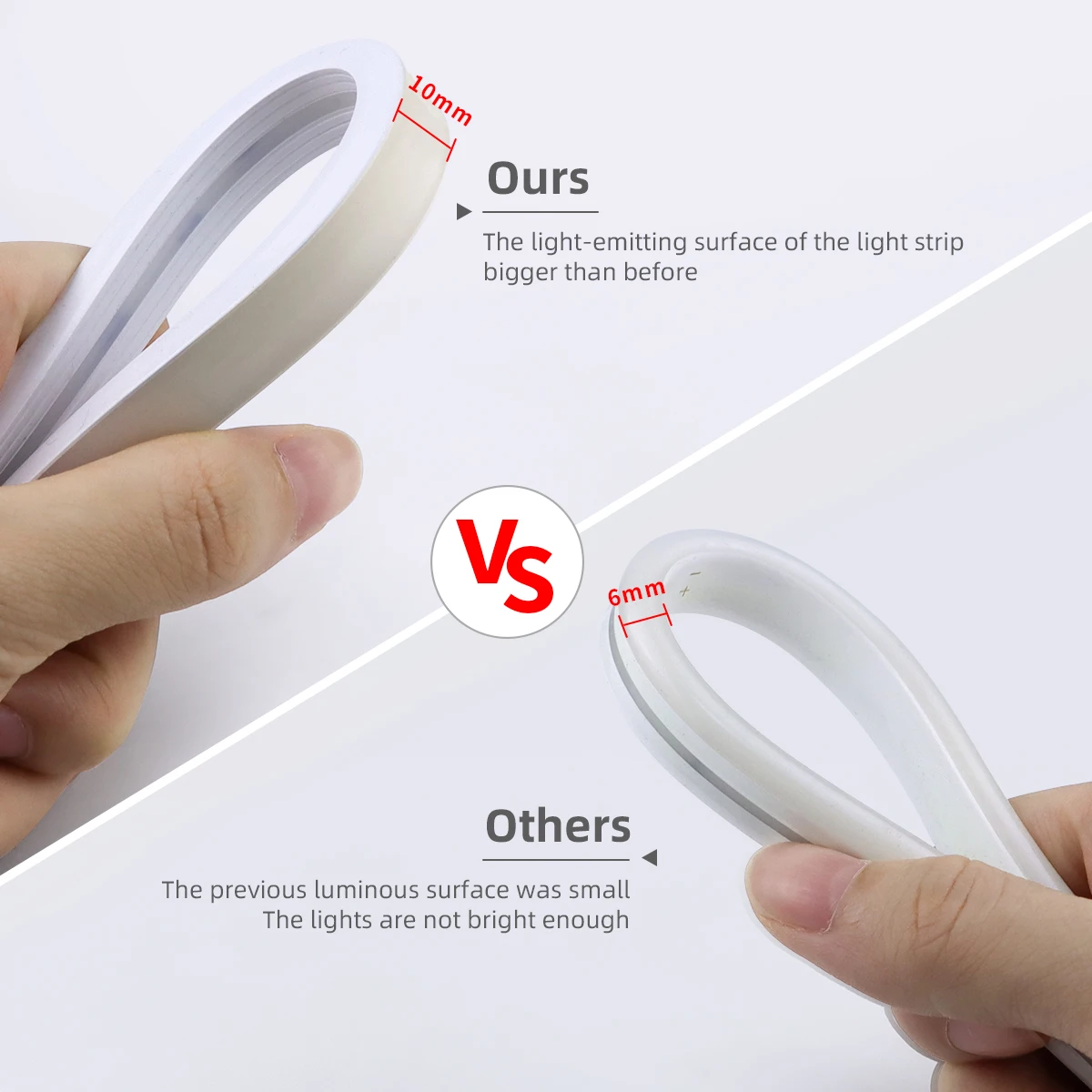 10M Ultra Bright Neon Strip DC24V COB LED Strip Light 320LEDs/M Touch Sensor Swtich Control Dimmable Kitchen Wardrobe Lighting