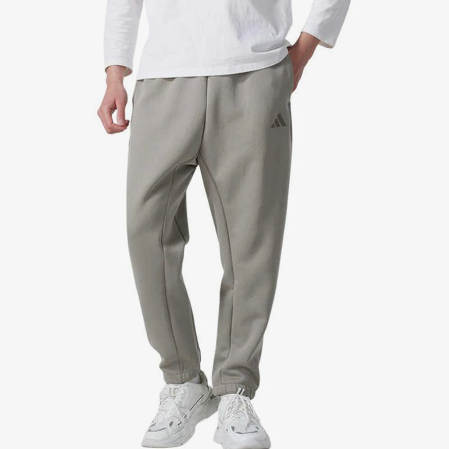 adidas-official-genuine-2025-new-men's-knitted-cuffed-sports-pants-jd4950