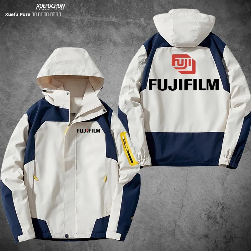 

Photoapher Men's Jaet Windproof T Workwear Autumn Winter Coat Loose Fit Long Sve Zipper Closure Hooded