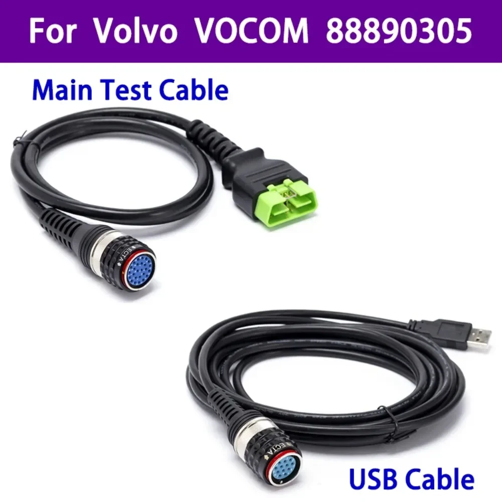 

OBD2 Main Diagnostic Cable for Volvo 88890304 Interface Main Test Cable for Volvo Vocom 88890304 OBD-II Cable Vocom