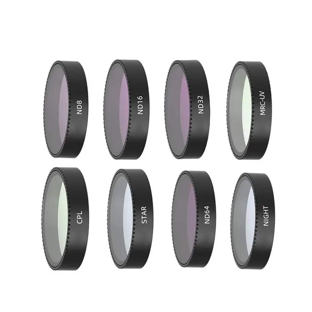 Drone Filter Kit For DJI NEO CPL Filter Anti-light Pollution STAR/brushed Blue/black Soft Filter ND Filter Drone Filter