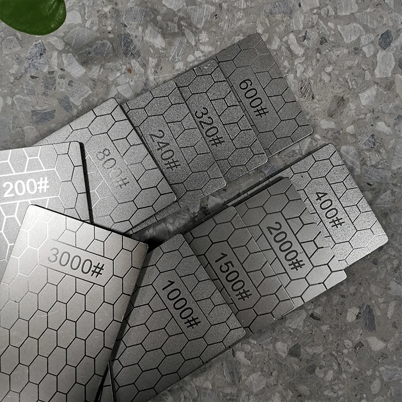 Diamant-Messer-Schleifstein, Messerschärfer, ultradünner Wabenoberflächen-Schleifstein, Schleifstein-Werkzeug 240 #   400 #   600 #   1000 #