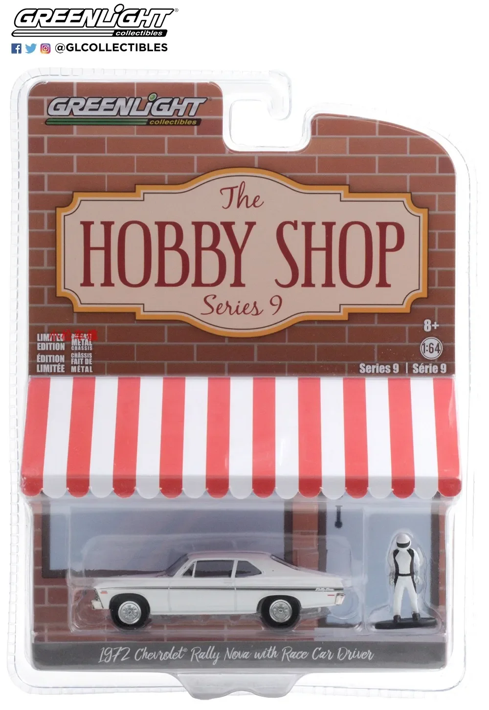 

1:64 1972 Rally Nova Driver of Chevrolet Rally Shinwa Collection of car models