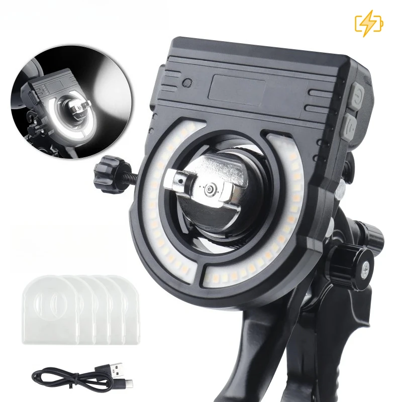 Spray Gun Lighting 5 Colors Adjustable 4-Hour Runtime Paint Fill Light Searchlight Workshop Painting Tool Accessories
