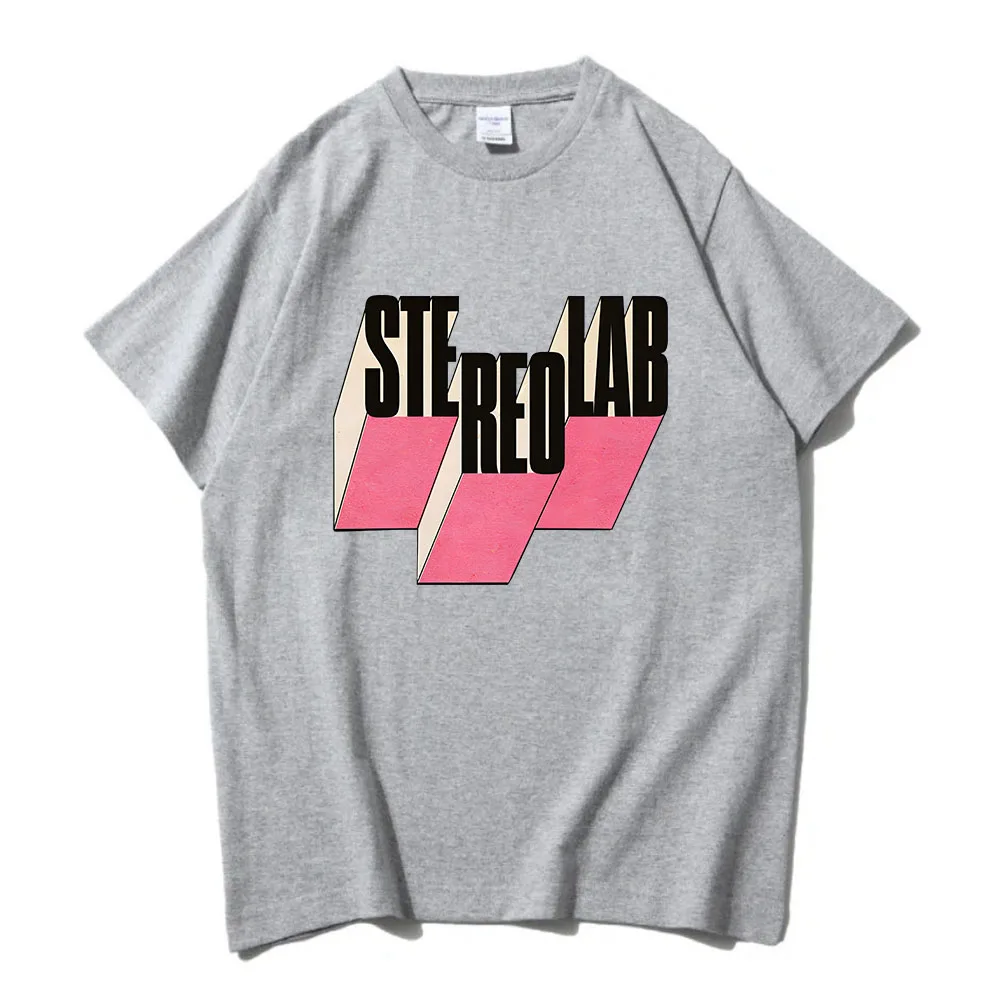 Stereolab Ologrammi Istantanei Logo T-shirt Manica Corta Estate O-Collo Magliette Moda Casual Unisex Streetwear Hip Hop Abbigliamento Uomo