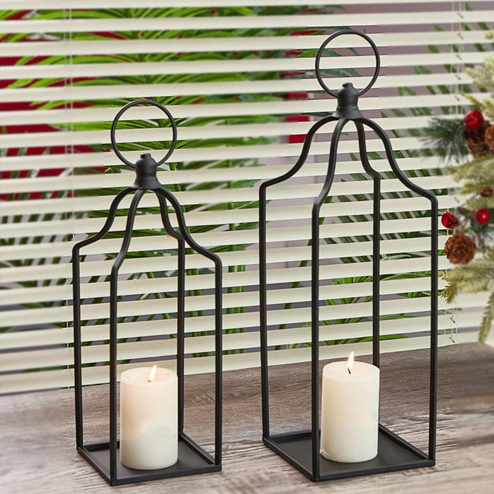 

Vintage Metal Holder Decorations Candlesticks Holders Cup Retro Iron Wrought Tall