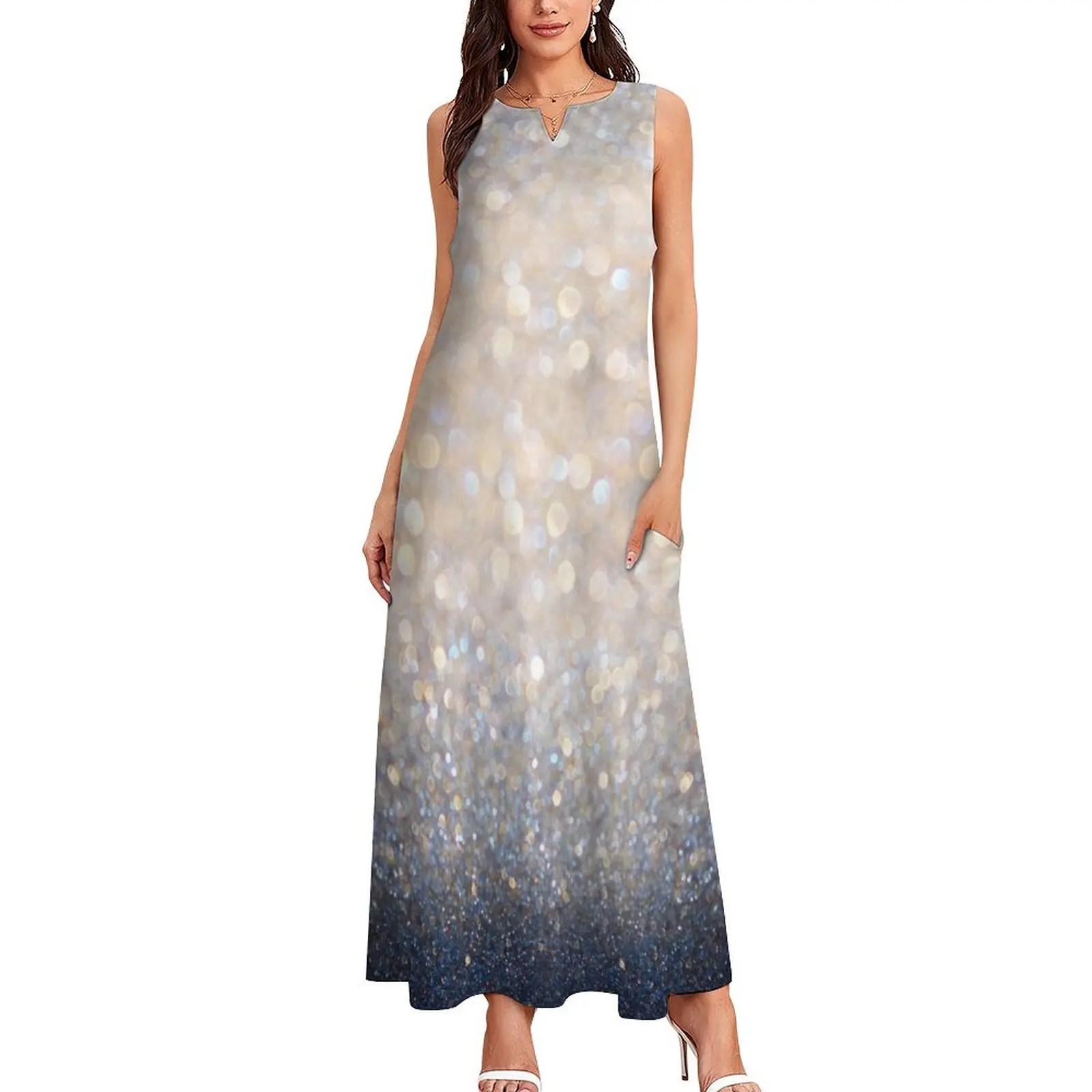 Glimmer of Light Long Dress long sleeve dress Women's long dress for women summer