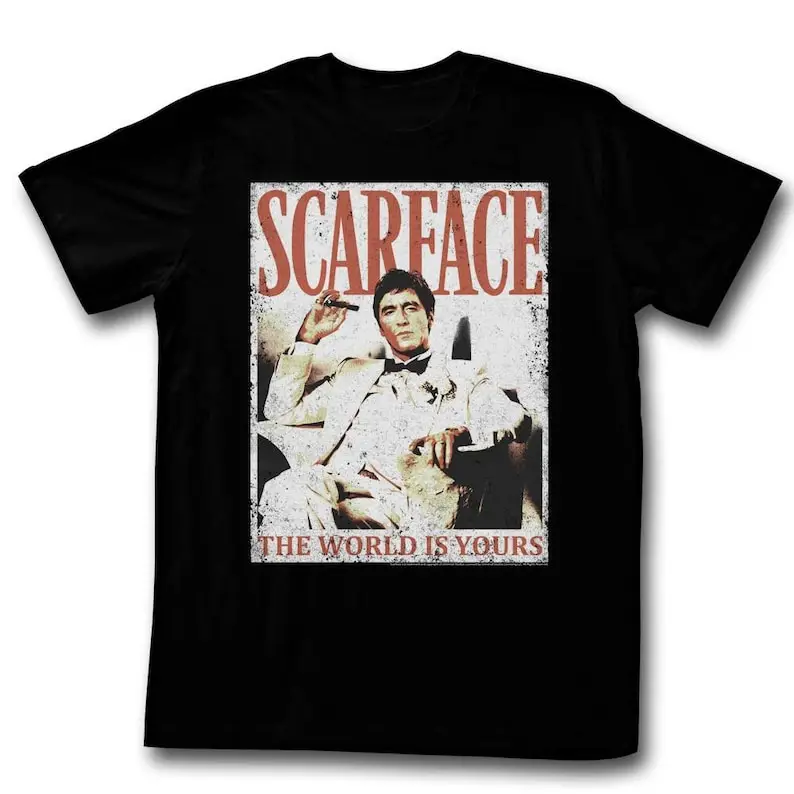 

Scarface More Da World Black T-Shirt