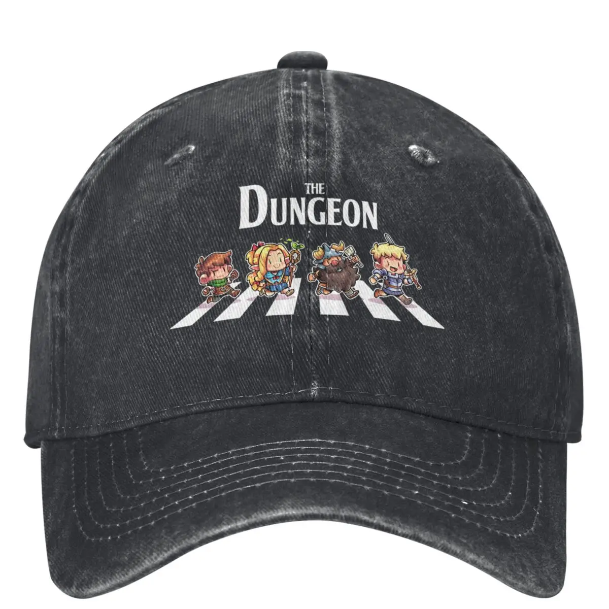 

Dungeon Meshi Denim Baseball Cap The Dungeon Road Outdoor Sport Trucker Hat Summer Women Men Casual Sun Visors Baseball Caps