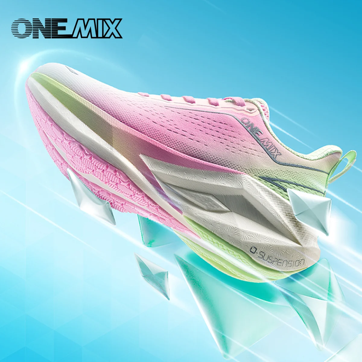 

Onemix 2025 running shoes with soft soles for men and women, outdoor sports and leisure, anti-slip, autumn
