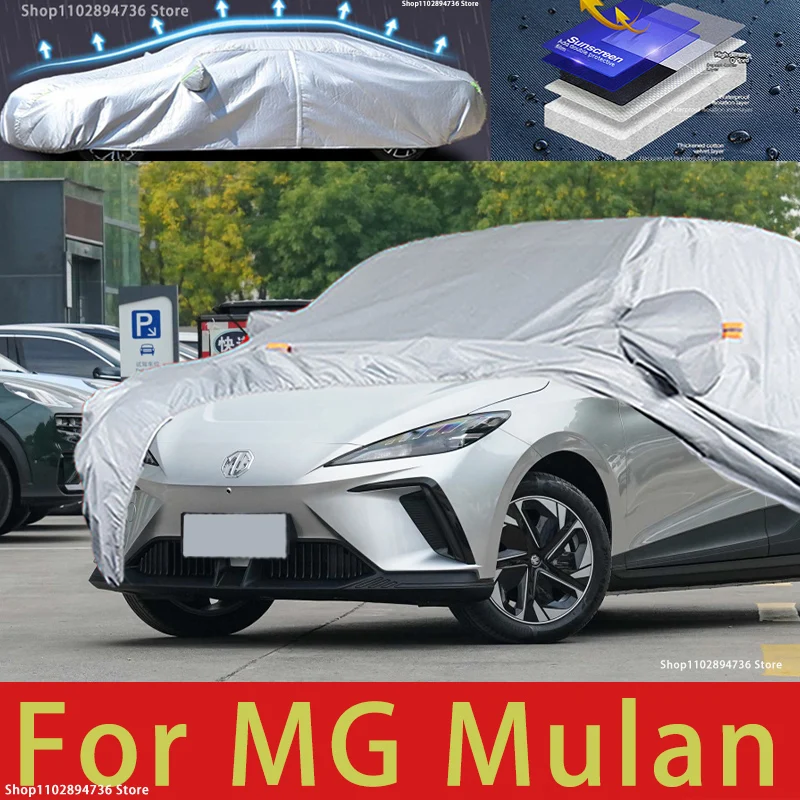 

For MG Mulan Outdoor Protection Full Car Cover Snow Cover Sunshade Convenient fold Waterproof Dustproof Exterior Car accessories