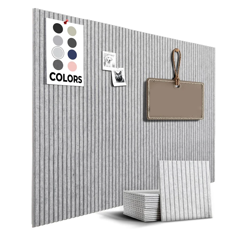 Large Cork Bulletin Board Felt Wall Panels Decor Tiles Acoustic Pin Note Panel Soundproof Corcho Pared for Wall ﻿Home Decorative view 3