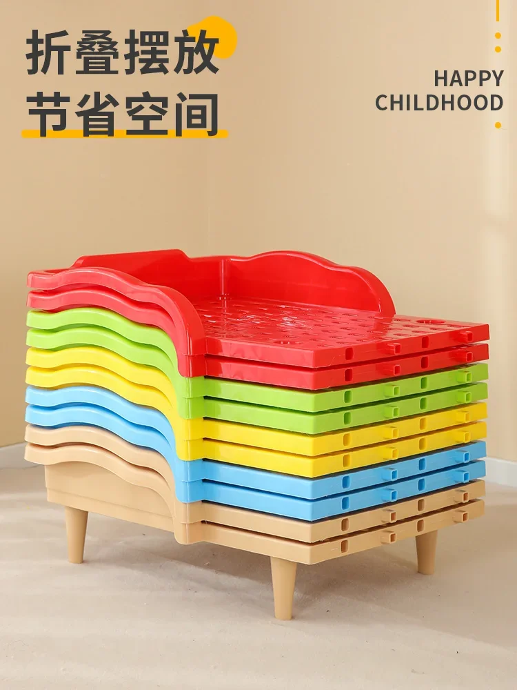 Kindergarten dedicated folding bed, family children's nap , foldable nap  single child small  sleeping