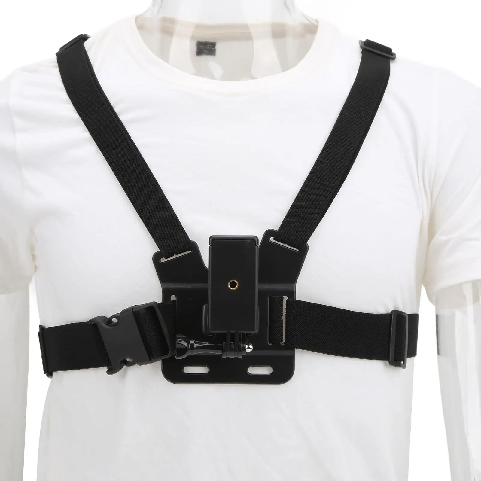 Elastic Chest Strap Mount Harness for Mobile  - Ideal for skiing & Outdoor Activities