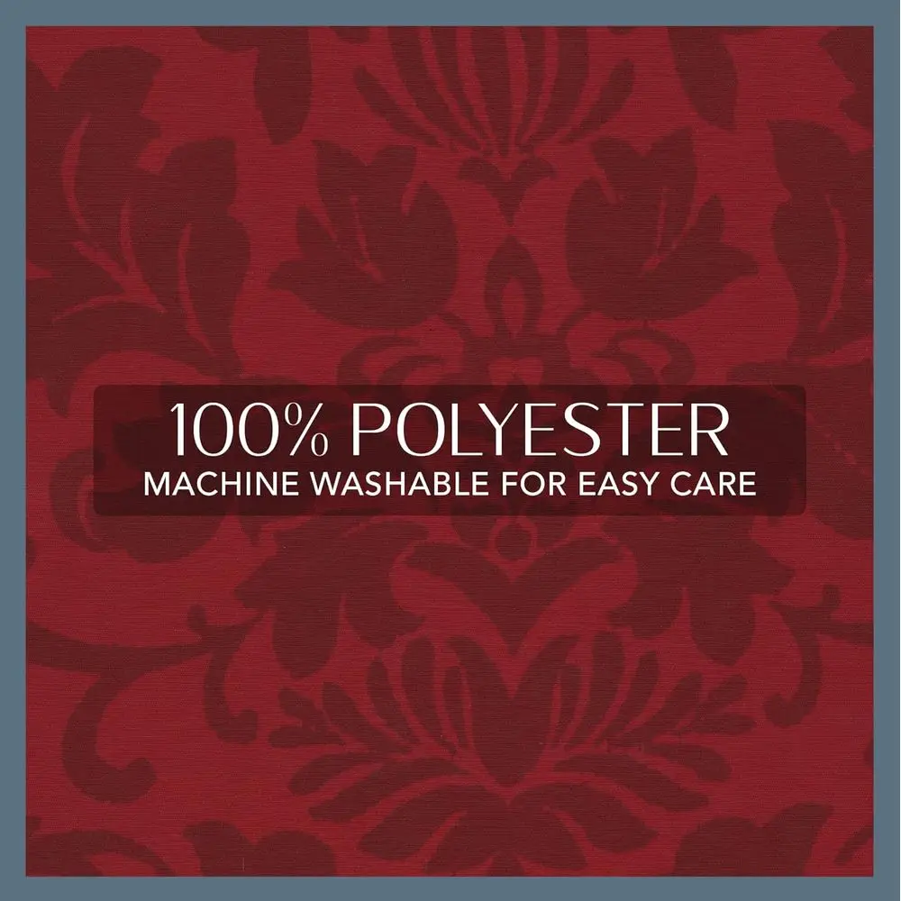 Zasłona zaciemniająca Antonia Floral Damask, 52x108, Rouge
