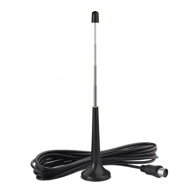 75ohm FM Telescopic Antennas Amplified DAB FM High Gain With 3 Adapters For Home Radio Use view 4
