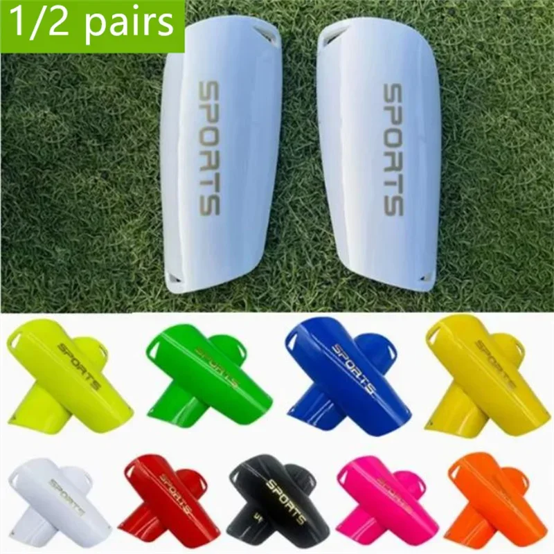 Espinilleras de fútbol para niños y adultos, Protector de pie para fotball, calcetín ligero, tablero de inserción, almohadillas protectoras para entrenamiento, 1/2 pares