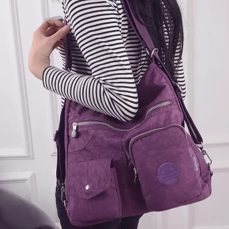 

New Design Waterproof Bylon Cloth Crossbody Bags for Women Luxury Handbags Women Bags Large Capacity Ladies Shoulder Bag Tote