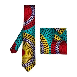Afrikaanse Print Stropdas Voor Mannen Bohemen Afrikaanse Katoen Print Stof Geschenken Voor Mannen Afrikaanse Traditionele Mannen Nep Kraag WYb309