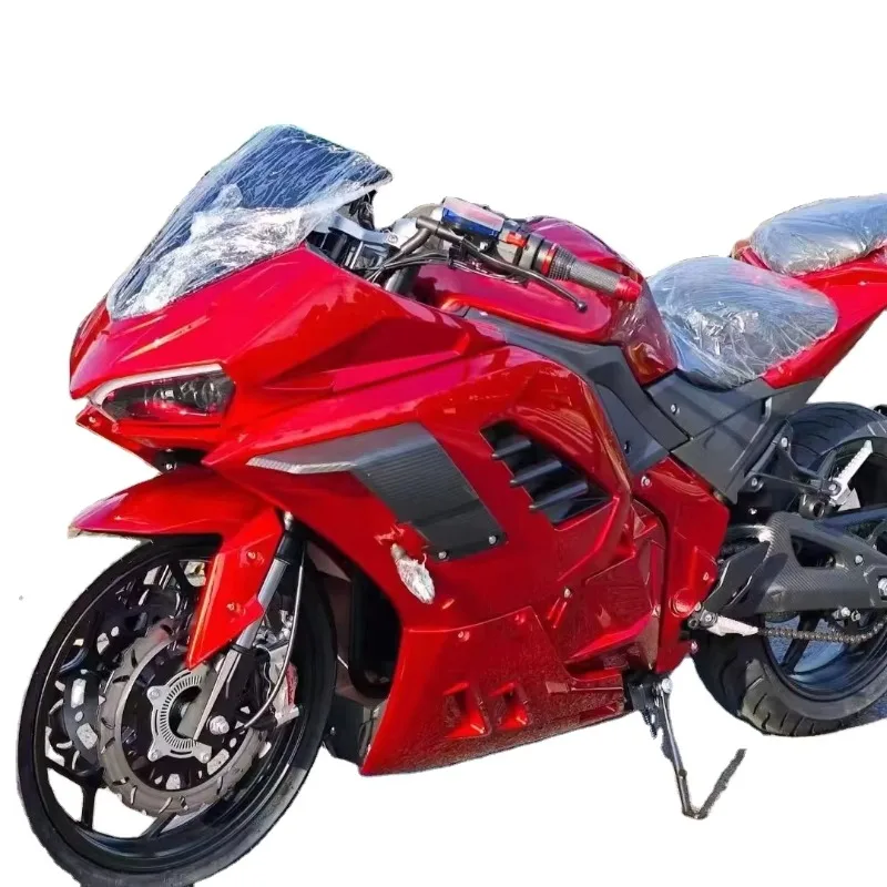 

2025 New Style China Factory Trendy Black Metal 5000W Hub Motor Appearance Electric Heavy-duty Motorcycle Locomotive