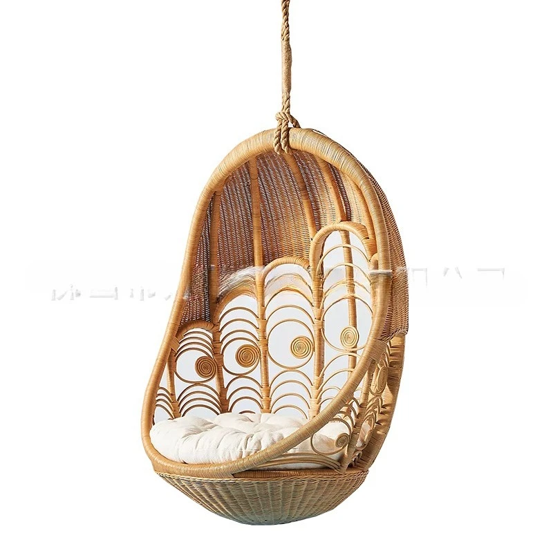 

Hanging chair indoor hanging basket rattan living room rocking chair adult designer balcony swing