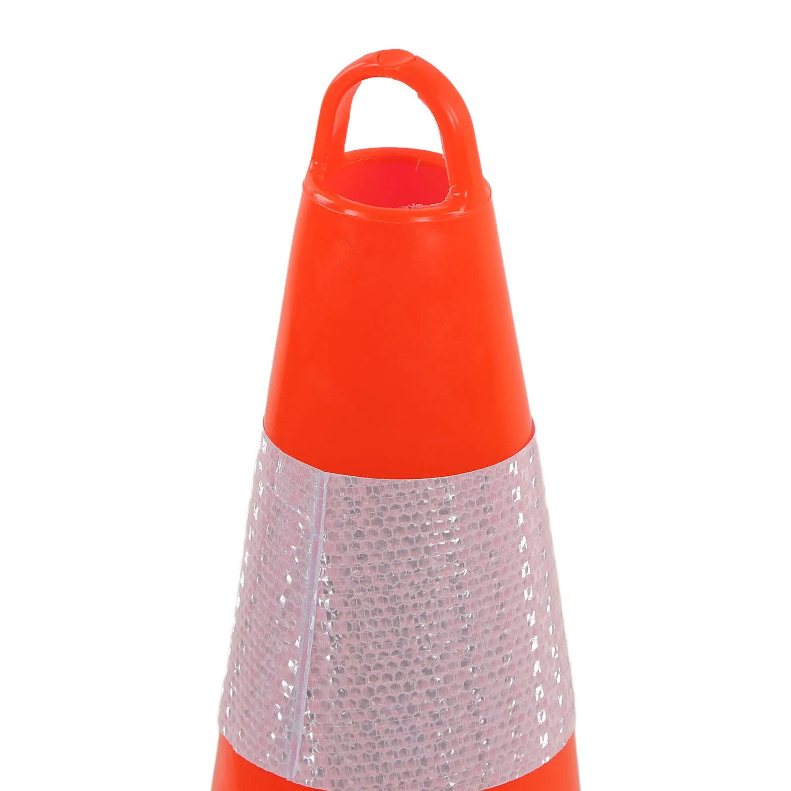Cones vermelhos de tráfego, base reflexiva resistente às intempéries, cones de estrada para estacionamento, acampamento, cones de segurança vermelhos