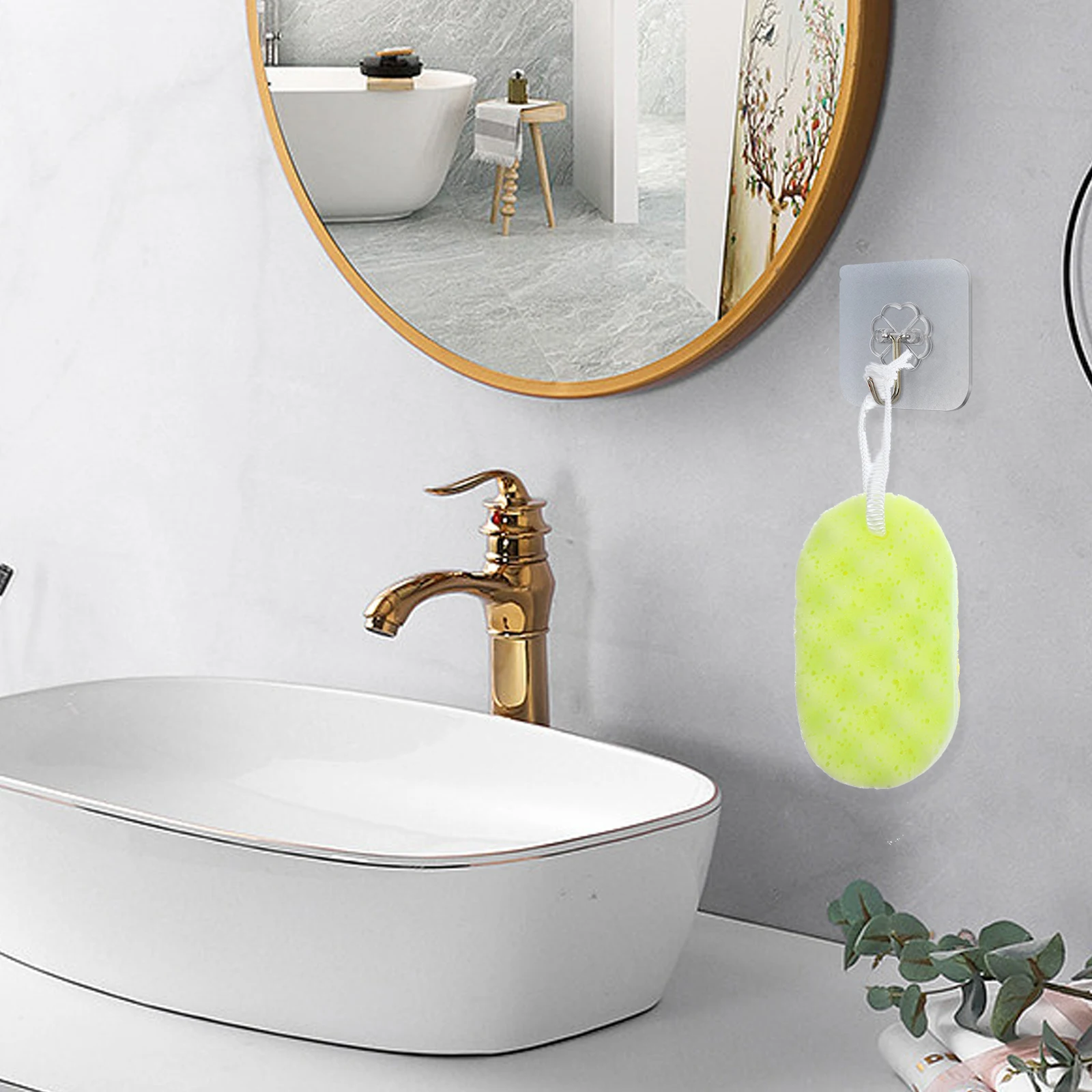 

3pcs Shower Bathing Scrubbers Body Sponge Bathing Exfoliating Sponge Moisture Absorbing Skin Soothing Comfortable Durable