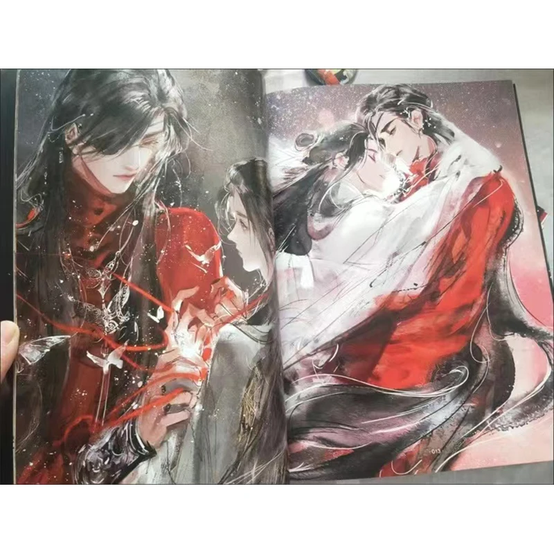 Tian Guan Ci Fu dibujos animados Tianfu Bl Heaven oficial bendiciones Tian Guan Ci Fu oficial nuevas Manga Anime libros Artbook