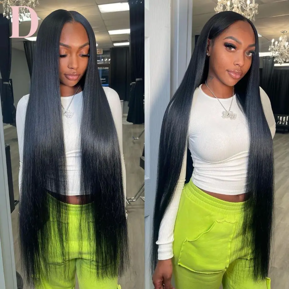 Straight 4x4 Lace Closure Human Hair Wigs For Women Precut 5x5 Lace Closure Glueless Wig Human Hair Brazilian Prepluck Hair