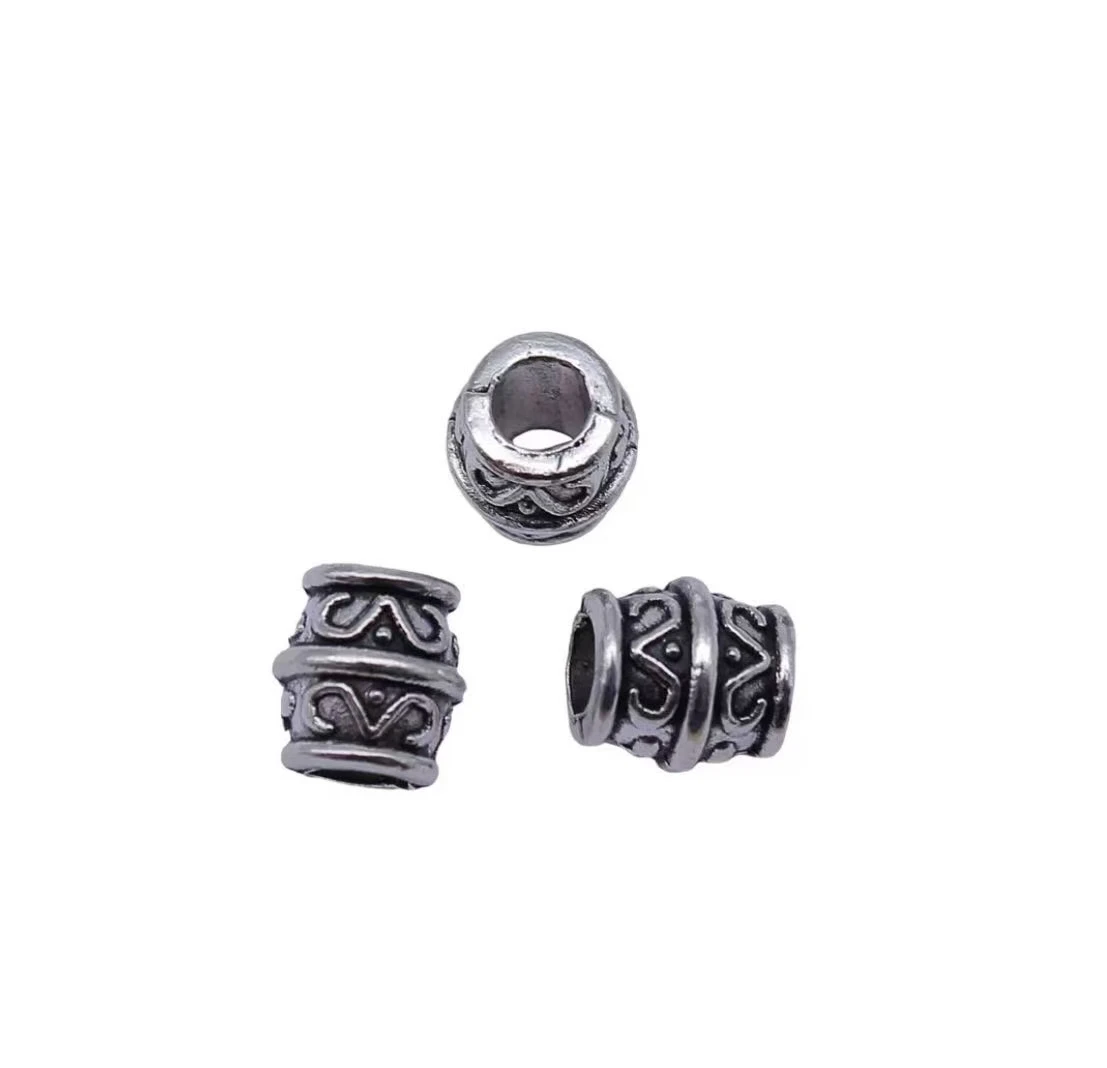 

30pcs 8*7mm, hole 3.8mm Vintage sapcer beads for jewelry handmade Zinc alloy metal HW3219